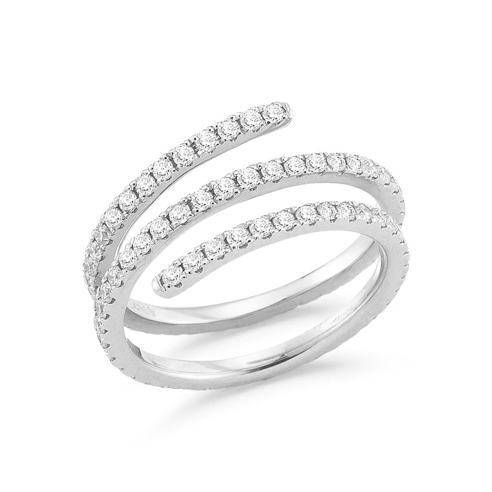 Vela Wrap Ring, front view